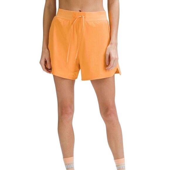 Lululemon License to Train High-Rise Short 4" Mango Dream Size 6 - Picture 1 of 11